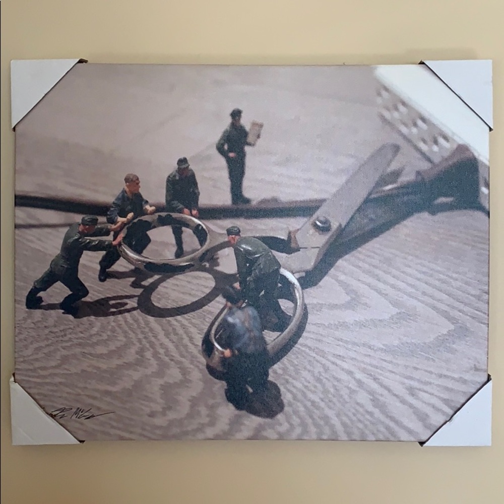 "Mark Hogancamp-like" Canvas Picture (NWT) - Picture 2 of 10